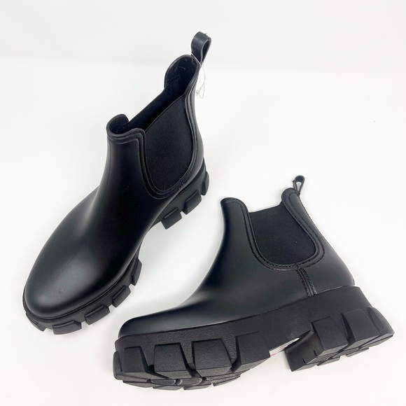 Jeffrey Campbell Shoes - [Jeffrey Campbell] Chunky Black Rubber Ankle Booties